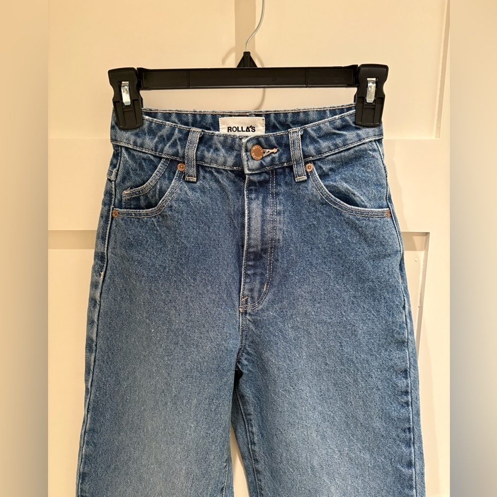 ROLLAS High Rise Wide Leg
Jeans Size 24 - Picture 5 of 10